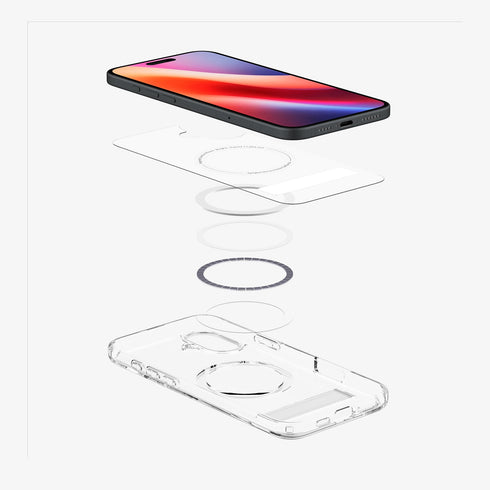 כיסוי Spigen לאייפון 16 מסדרה אולטרה היברידי S (MagFit)